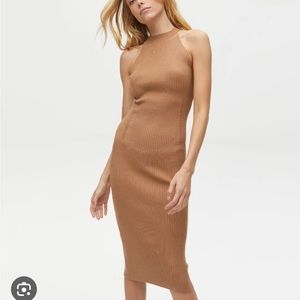 Gisele ribbed midi dress